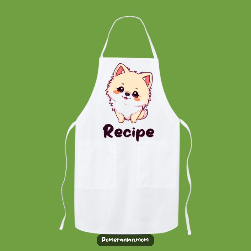 Funny Kawaii Pomeranian Apron - Thoughtful Kitchen & Hilarious Dog Gift