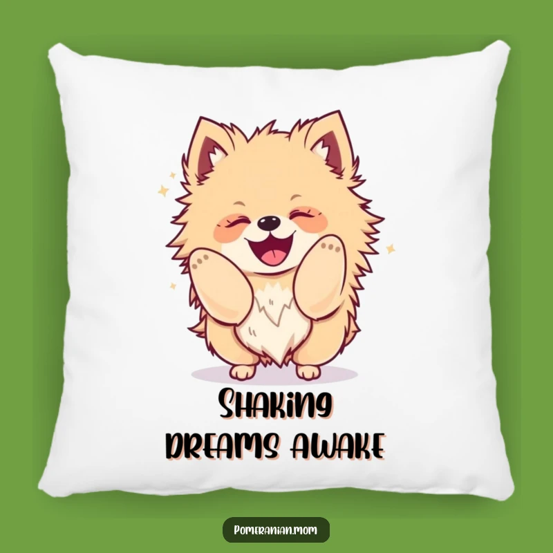 Funny Kawaii Pomeranian Pillow: Soft & Comfy Shaking Dog Cushion, Perfect Humorous Gift