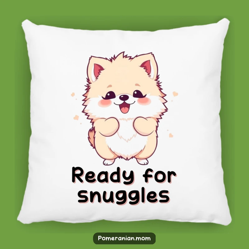 Funny Kawaii Pomeranian Shake Pillow - Cozy Fluffy Fun