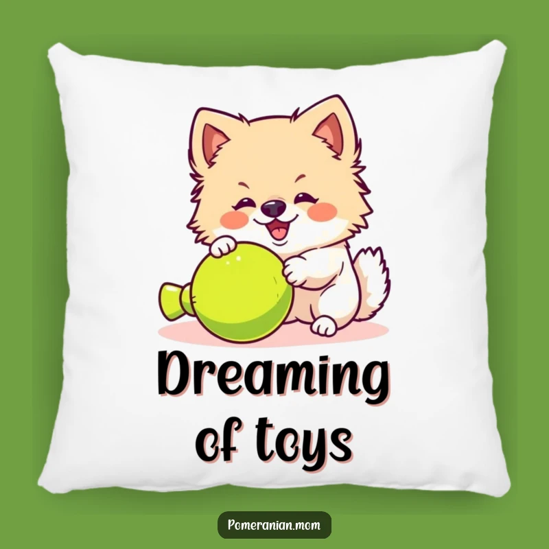Funny Kawaii Pomeranian Yip Pillow - Cozy & Hilarious Accent