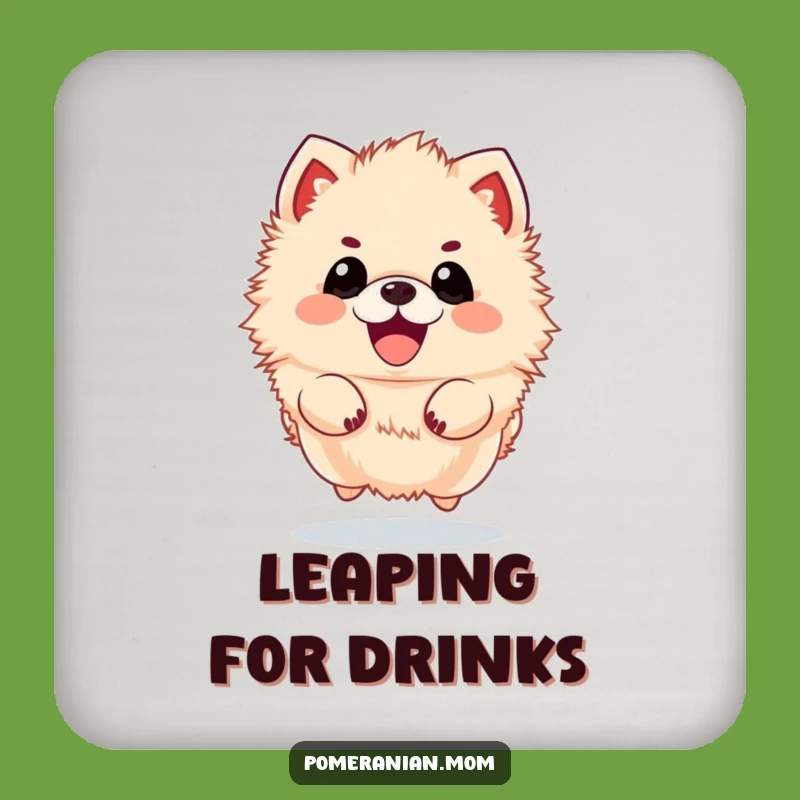 Funny Kawaii Pomeranian Jump Coaster - Protect Surfaces with Hilarious Art