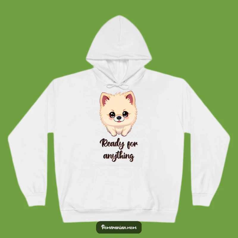 Cozy Funny Kawaii Pomeranian Adventure Hoodie - Sparkle Dog Gift