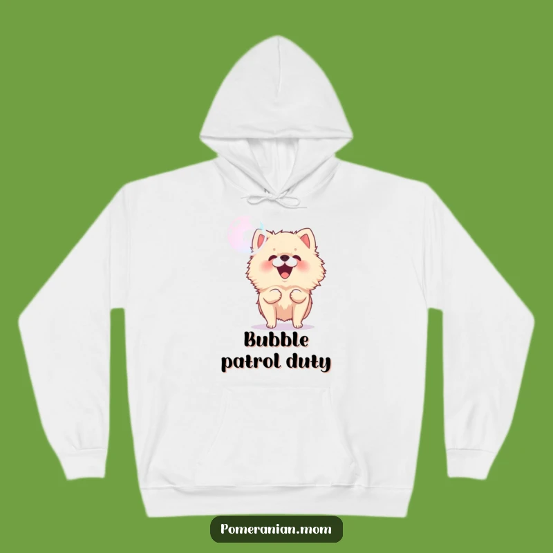 Cozy Funny Pomeranian Bubble Bark Hoodie: Warmth and Whimsy!