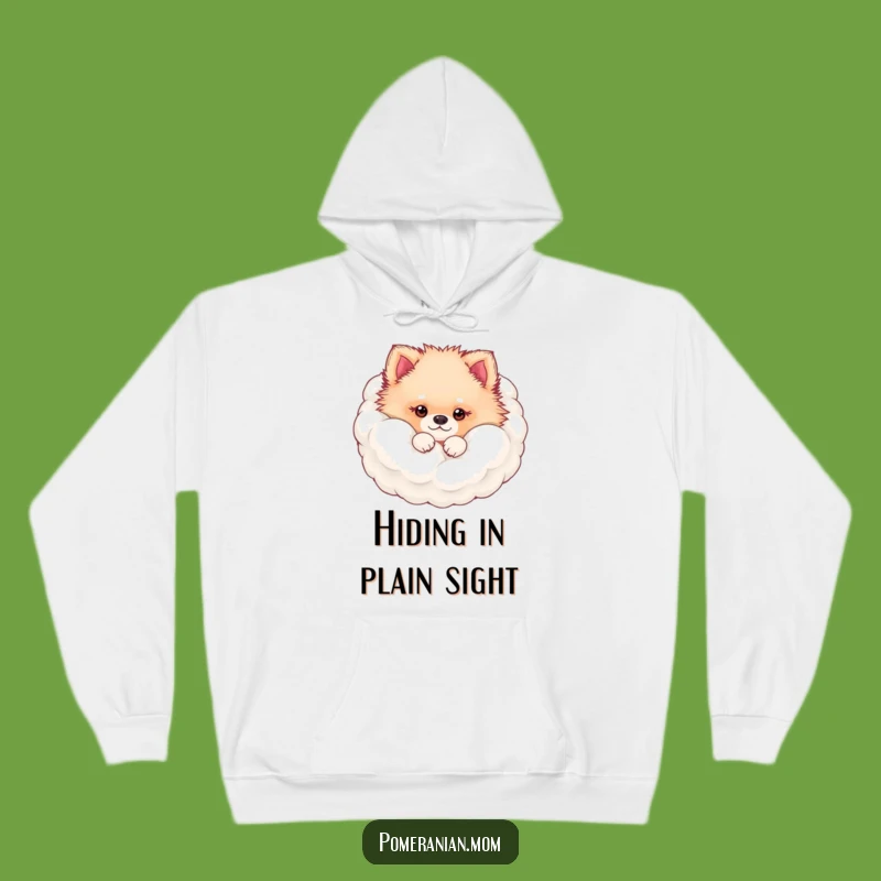 Funny Fluffy Pomeranian Cloud Hoodie: Cozy Kawaii Fur Warmth