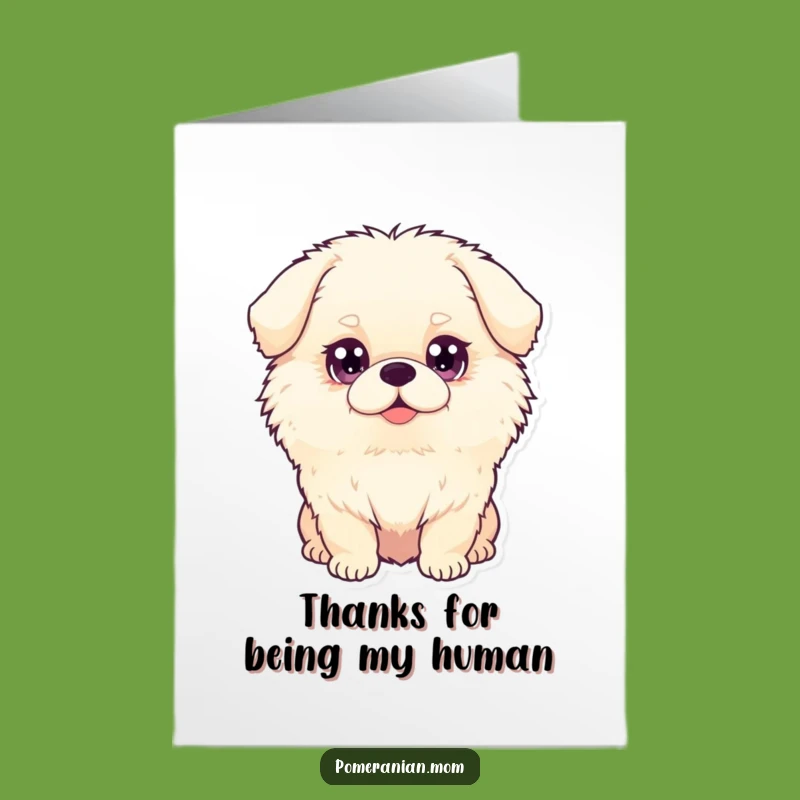 Free Printable Thank You Card: Fluffy Dog, Funny Downloadable Gift