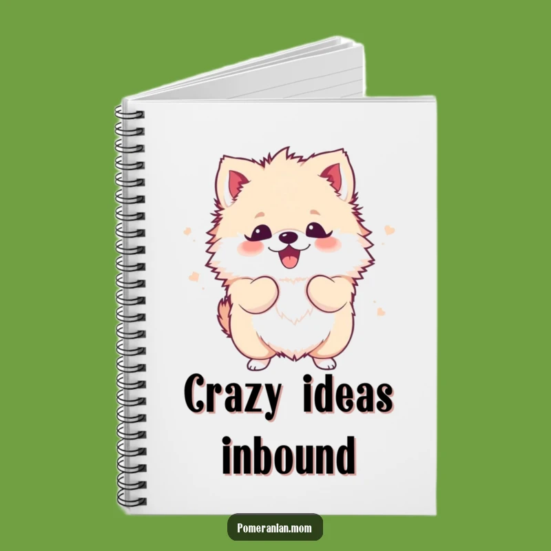 Funny Kawaii Pomeranian Shake Notebook - Jot Down Exciting Ideas
