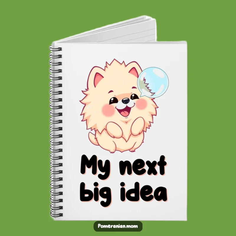 Funny Kawaii Pomeranian Notebook: Adorable Dog Journal for Jotting Down Laughs