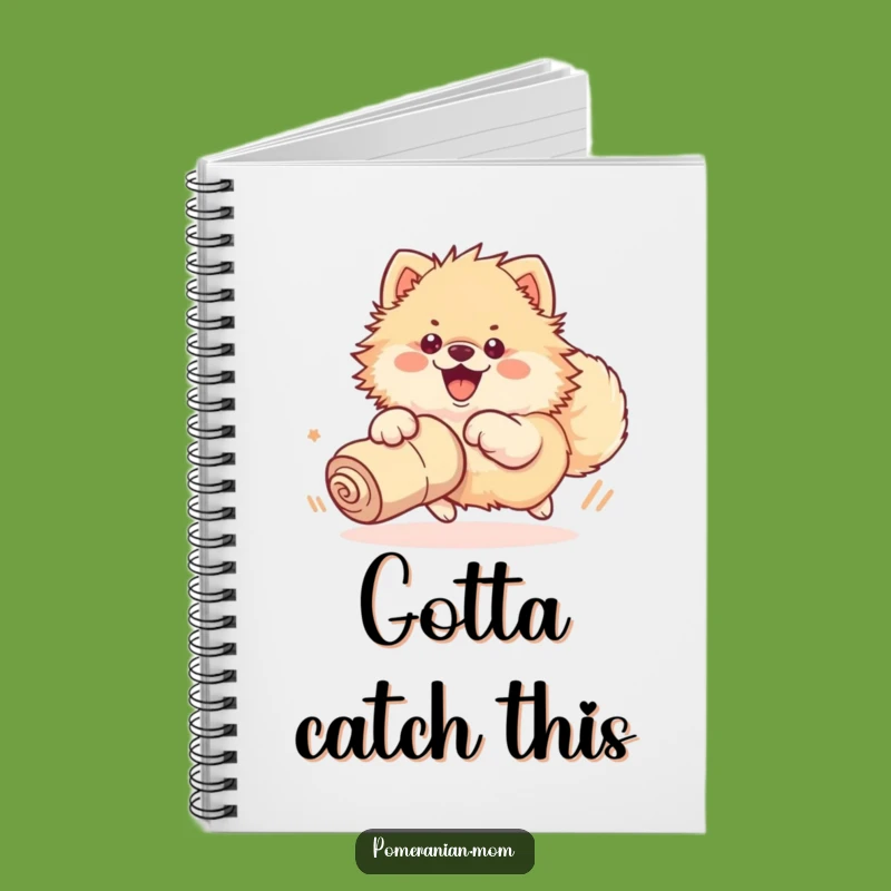 Funny Kawaii Pomeranian Sock Chase Notebook: Hilarious Dog Journal for Playful Ideas