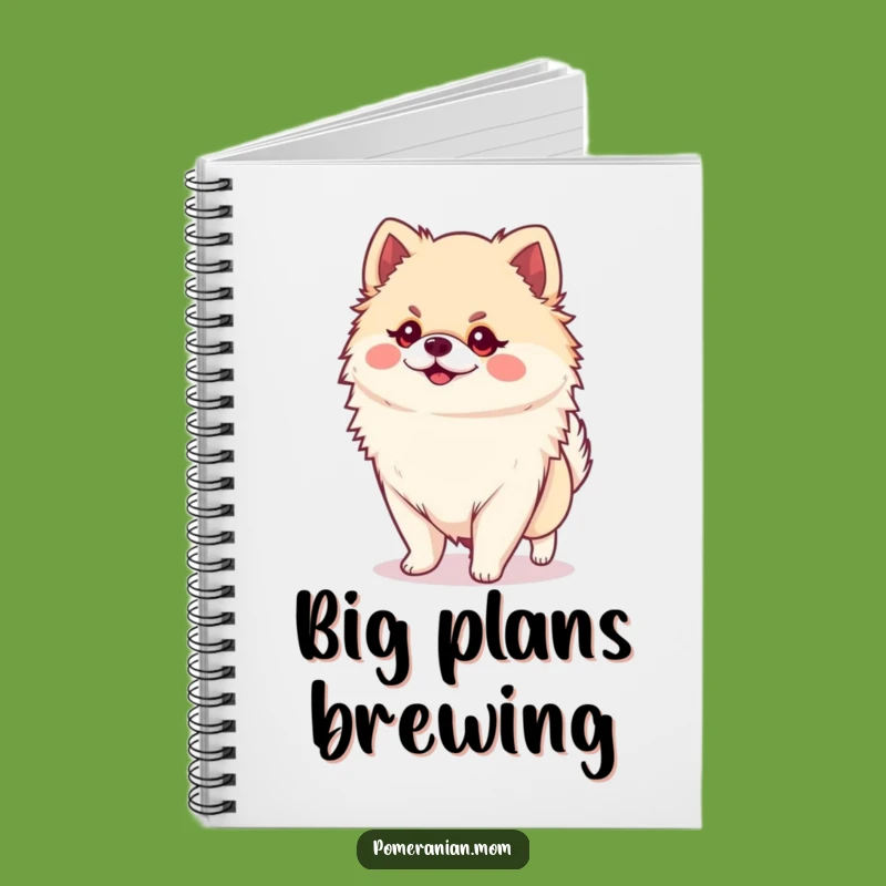 Funny Kawaii Pomeranian Strut Notebook - Jot Down Bold Ideas