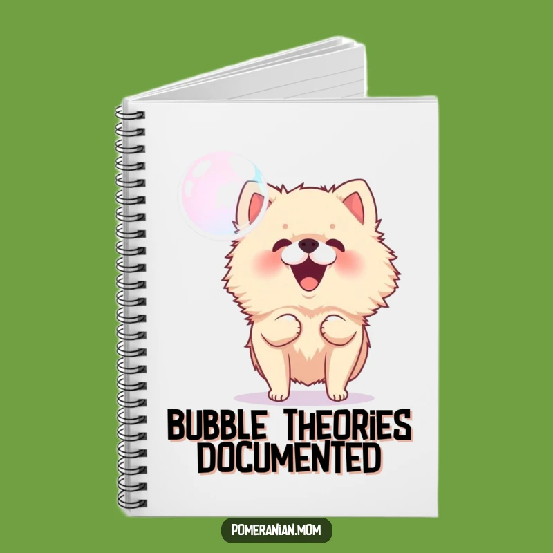 Funny Pomeranian Bubble Bark Notebook: Jot Down Your Bubbly Ideas!