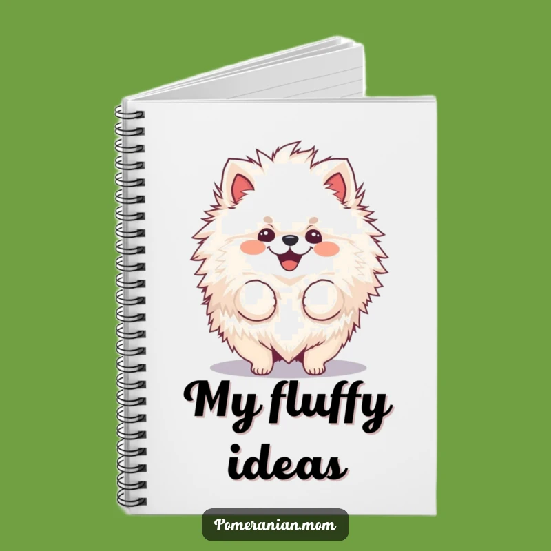 Funny Pomeranian Fur Journal: Cheerful Shake Dog Notebook Gift