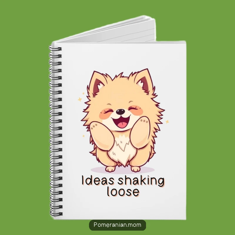 Funny Kawaii Pomeranian Notebook: Energetic Dog Journal, Perfect Humorous Gift for Notes