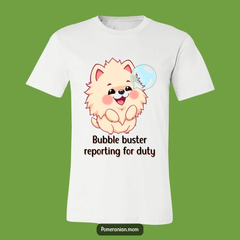 Funny Kawaii Pomeranian Barking Tee: Hilarious Dog Shirt for Playful Pet Owners