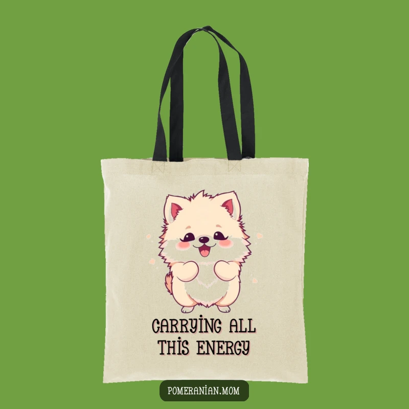 Funny Kawaii Pomeranian Shake Tote Bag - Carry Your Excitement!