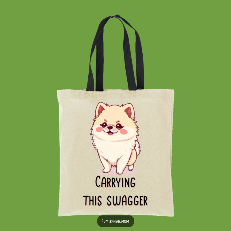 Funny Kawaii Pomeranian Strut Tote Bag - Carry Your Confidence